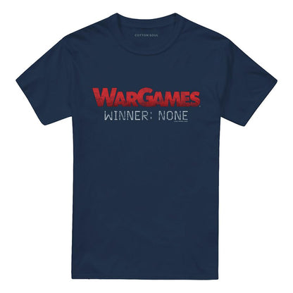 Navy - Front - WarGames Unisex Adult No Winners T-Shirt