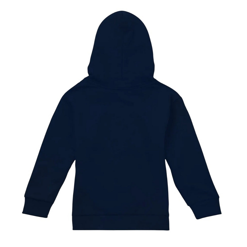 Navy - Back - Stranger Things Childrens-Kids Board Game Pullover Hoodie