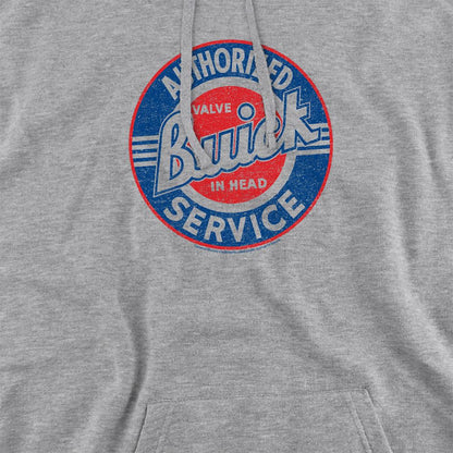 Athletic Heather - Side - Buick Unisex Adult Authorized Service Heather Hoodie
