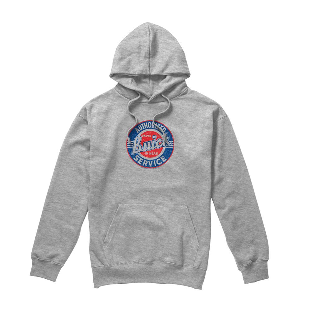 Athletic Heather - Front - Buick Unisex Adult Authorized Service Heather Hoodie