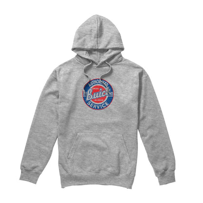 Athletic Heather - Front - Buick Unisex Adult Authorized Service Heather Hoodie