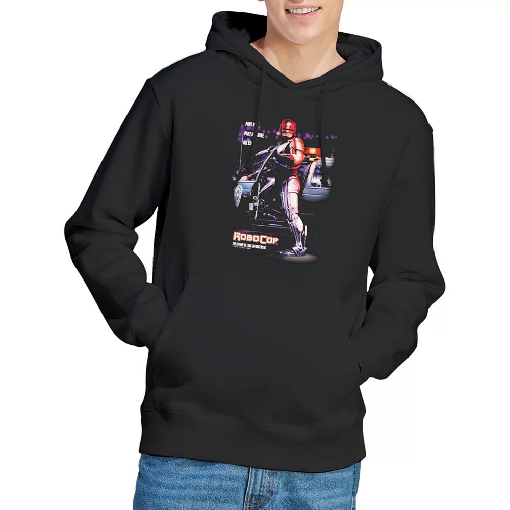 Black - Lifestyle - Robocop Unisex Adult Poster Hoodie
