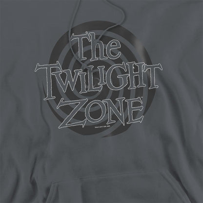 Charcoal - Side - The Twilight Zone Unisex Adult Logo Hoodie