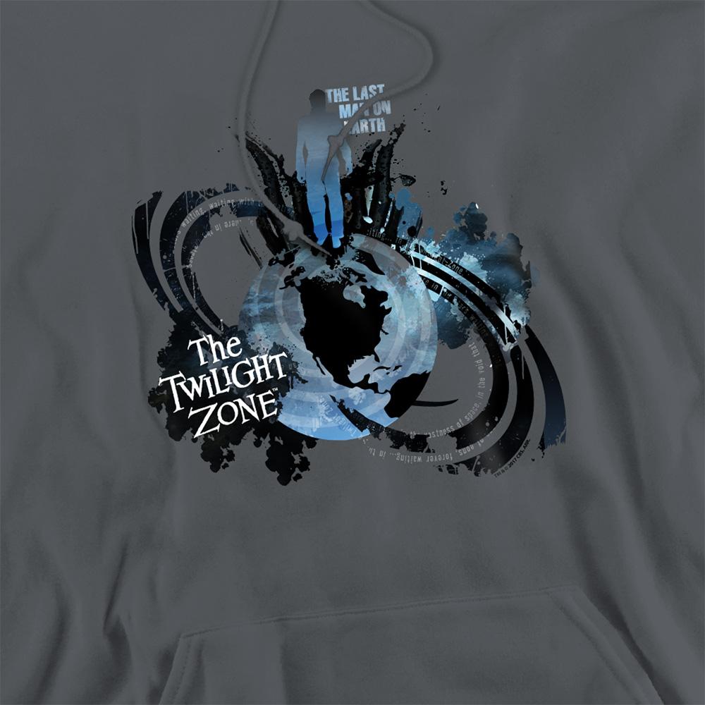 Charcoal - Side - The Twilight Zone Unisex Adult Last Man On Earth Hoodie