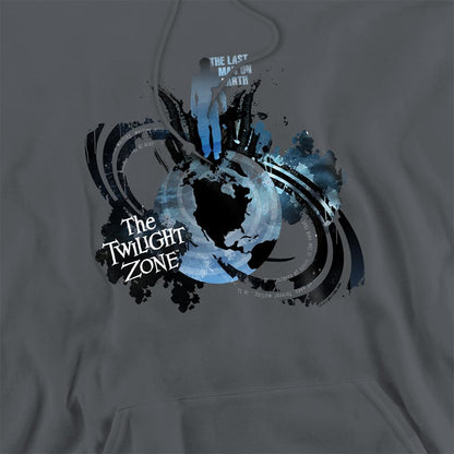 Charcoal - Side - The Twilight Zone Unisex Adult Last Man On Earth Hoodie