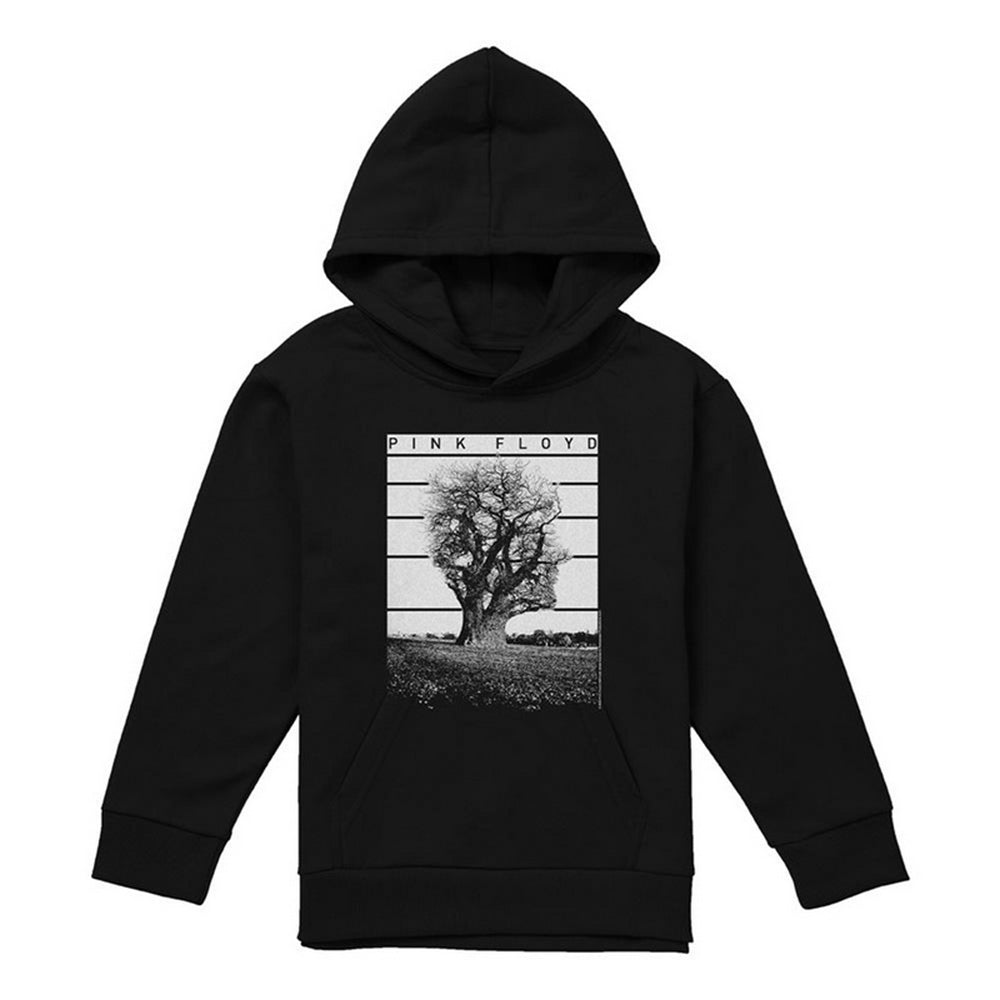 Black - Front - Pink Floyd Childrens-Kids Tree Of Half Life Hoodie