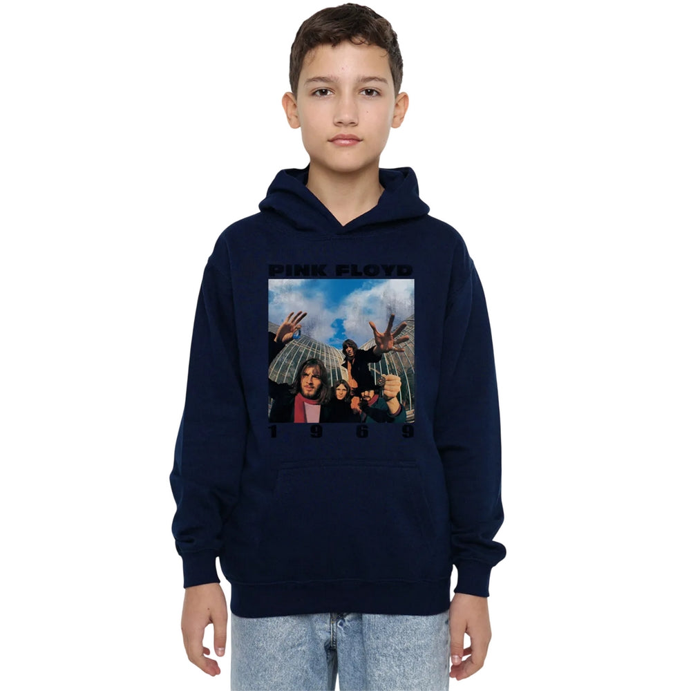 Navy - Lifestyle - Pink Floyd Childrens-Kids 1969 Group Shot Hoodie