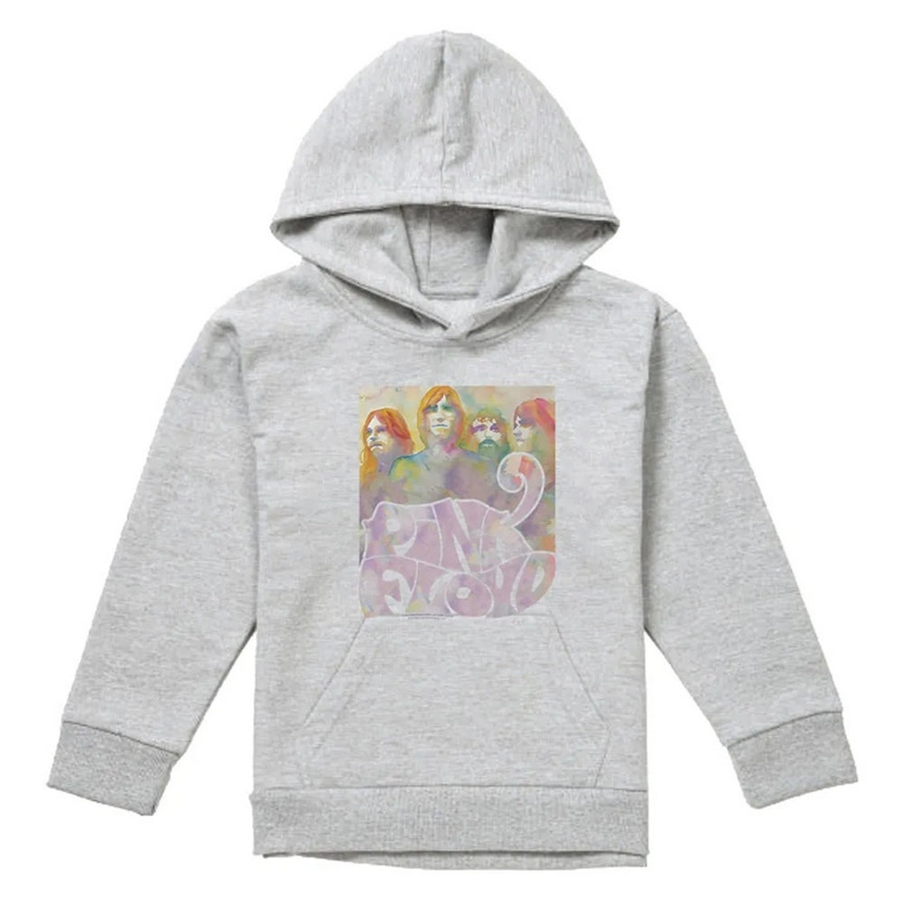 Athletic Heather - Front - Pink Floyd Childrens-Kids Water Color Band Heather Hoodie