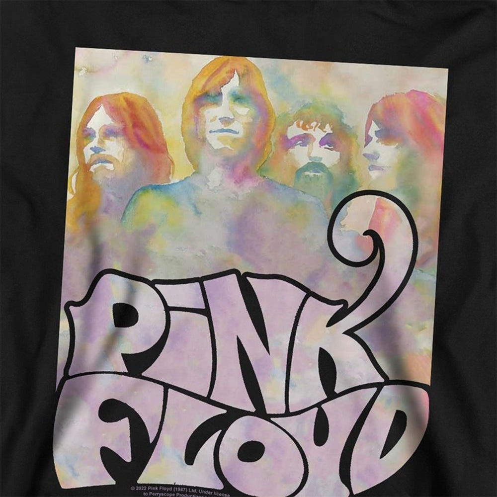 Black - Side - Pink Floyd Childrens-Kids Water Color Band Hoodie