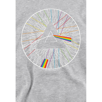 Athletic Heather - Side - Pink Floyd Childrens-Kids Spokes Heather Hoodie