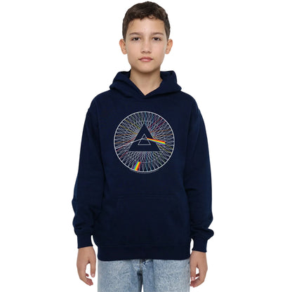 Navy - Lifestyle - Pink Floyd Childrens-Kids Spokes Hoodie