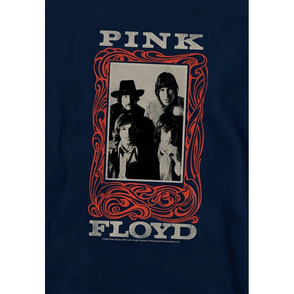 Navy - Side - Pink Floyd Childrens-Kids Point Me At The Sky Frame Hoodie