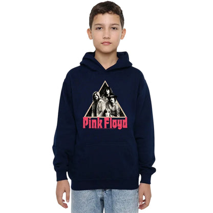 Navy - Lifestyle - Pink Floyd Childrens-Kids Band Pyramid Hoodie