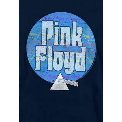 Navy - Side - Pink Floyd Childrens-Kids Circle Of Prisms Hoodie