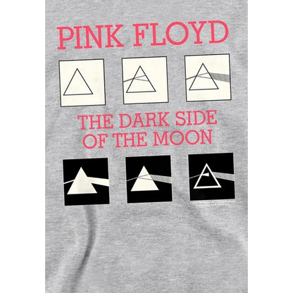 Athletic Heather - Side - Pink Floyd Childrens-Kids The Dark Side Of The Moon Album Heather Hoodie