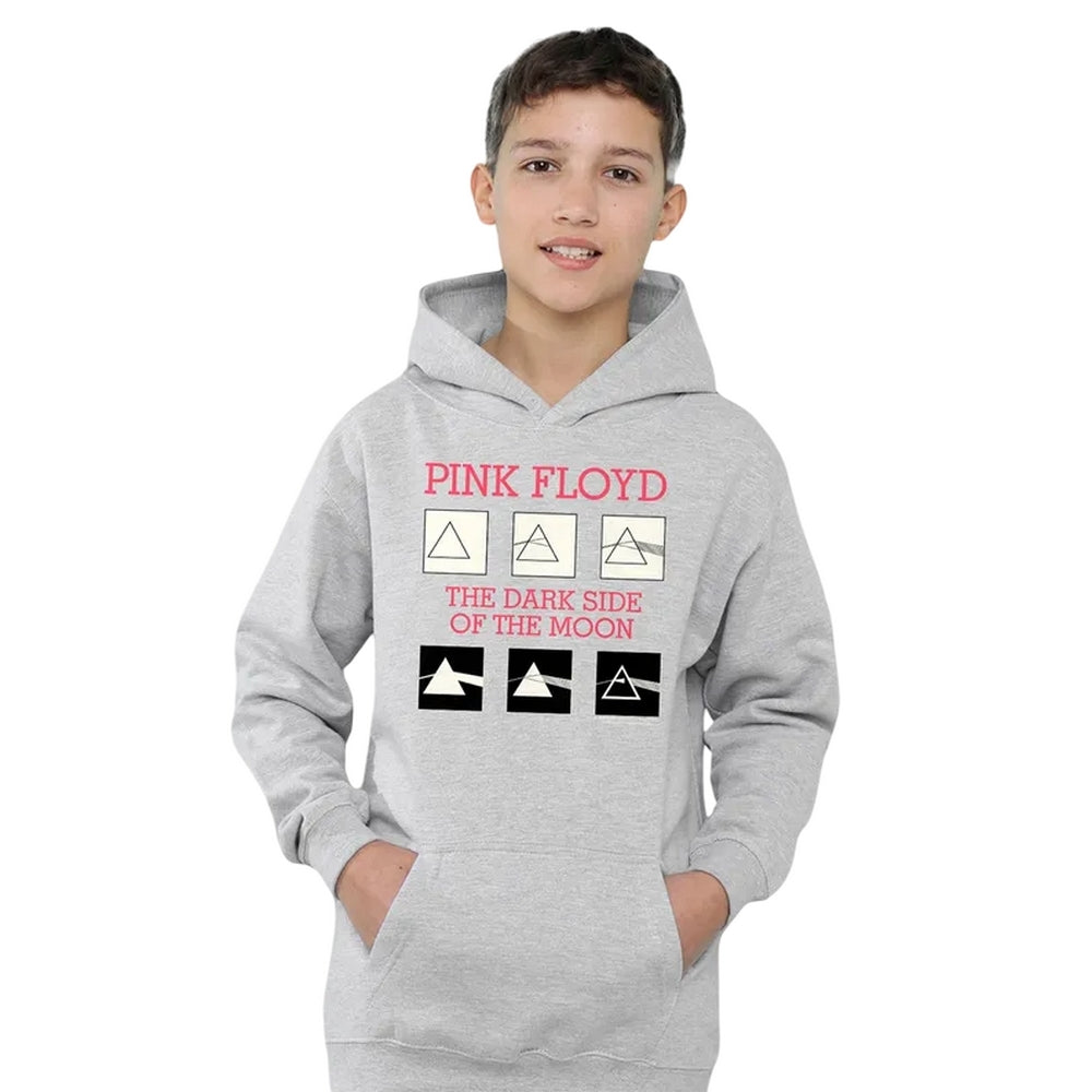 Athletic Heather - Lifestyle - Pink Floyd Childrens-Kids The Dark Side Of The Moon Album Heather Hoodie