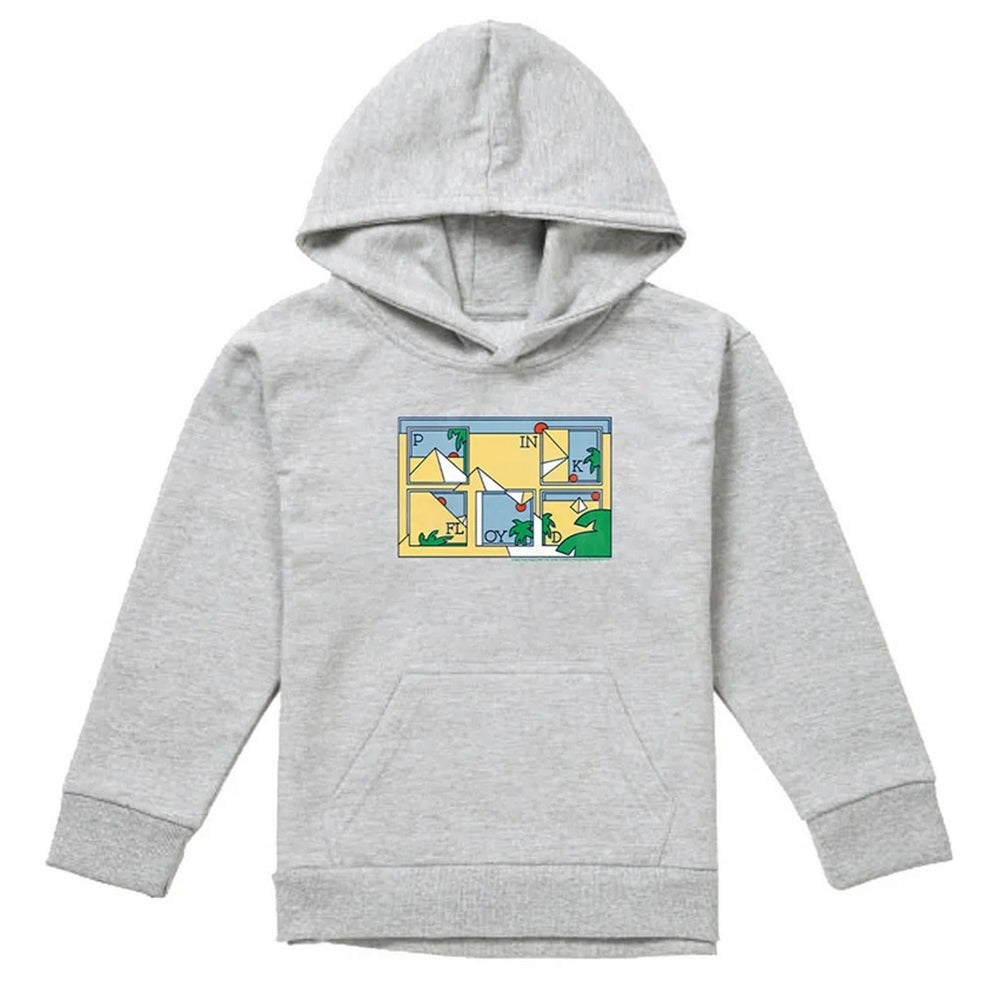Athletic Heather - Front - Pink Floyd Childrens-Kids Pyramids Heather Hoodie
