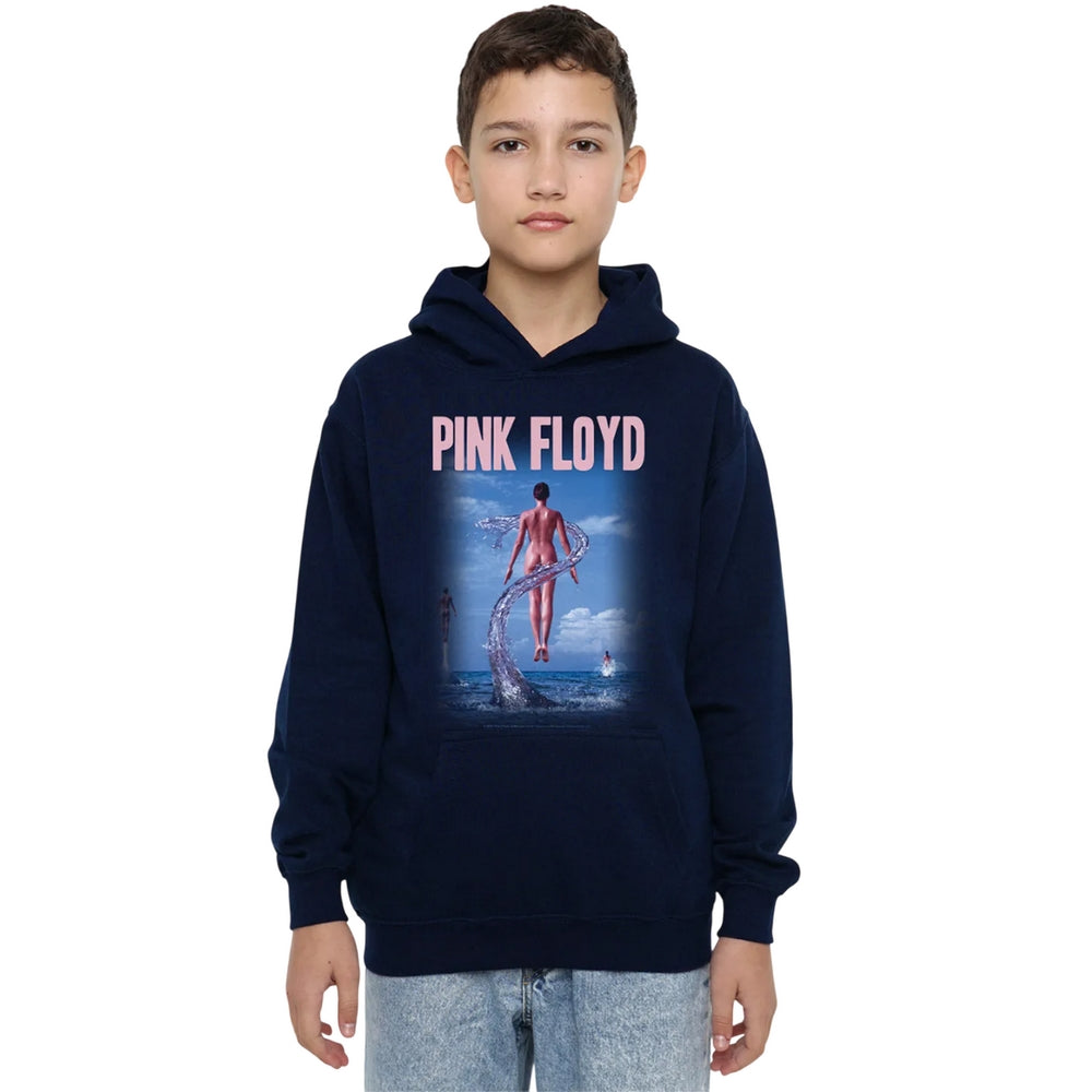 Navy - Lifestyle - Pink Floyd Childrens-Kids Deep Blue Hoodie
