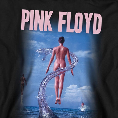 Black - Side - Pink Floyd Childrens-Kids Deep Blue Hoodie