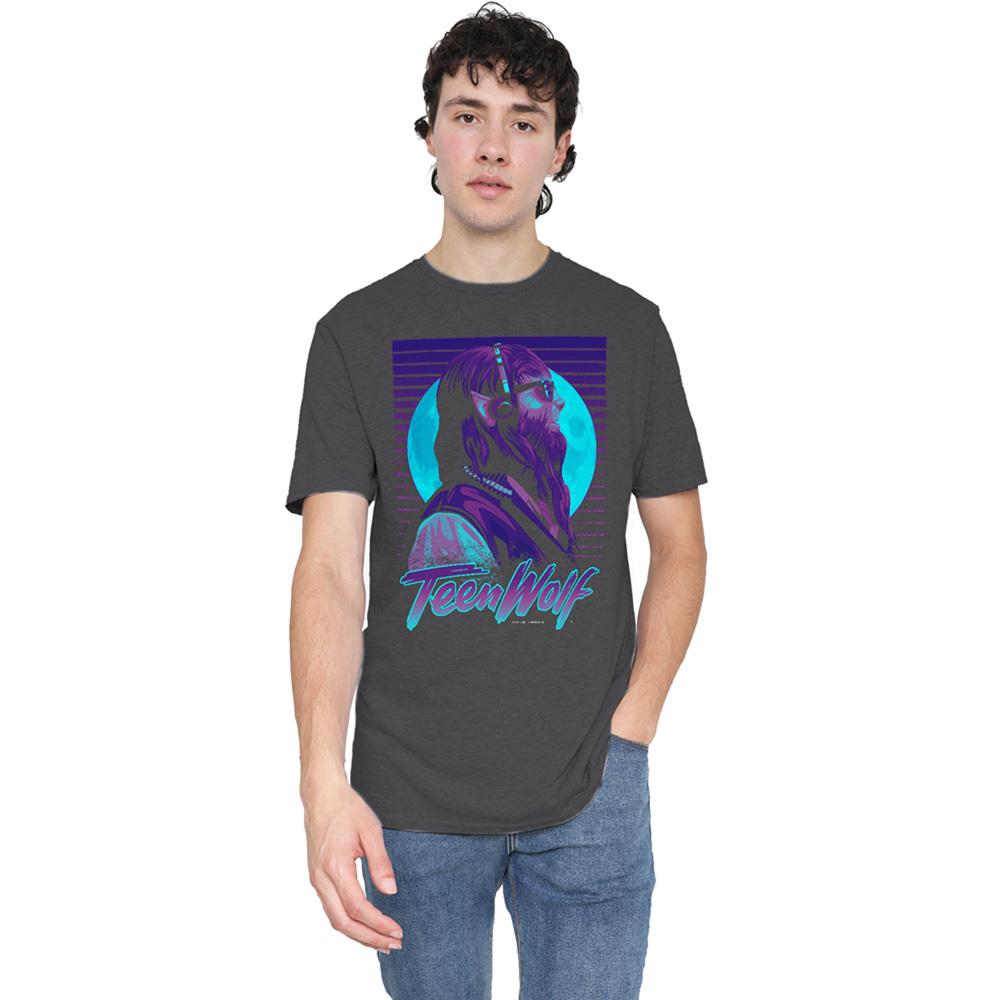 Charcoal - Lifestyle - Teen Wolf Unisex Adult Headphones Heather T-Shirt