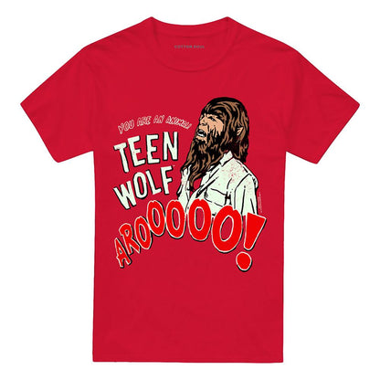 Red - Front - Teen Wolf Unisex Adult Animal T-Shirt