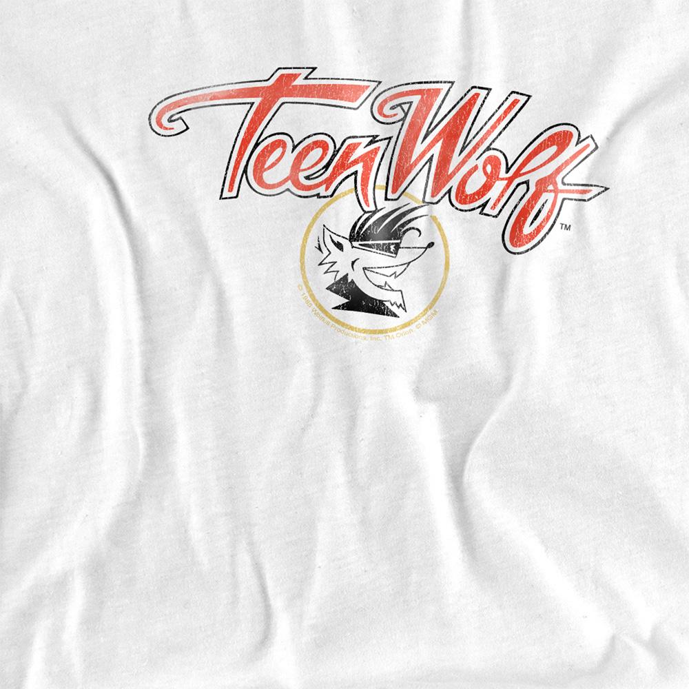 White - Side - Teen Wolf Unisex Adult Poster T-Shirt