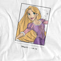 White - Back - Tangled Childrens-Kids 100th Anniversary Edition Rapunzel T-Shirt