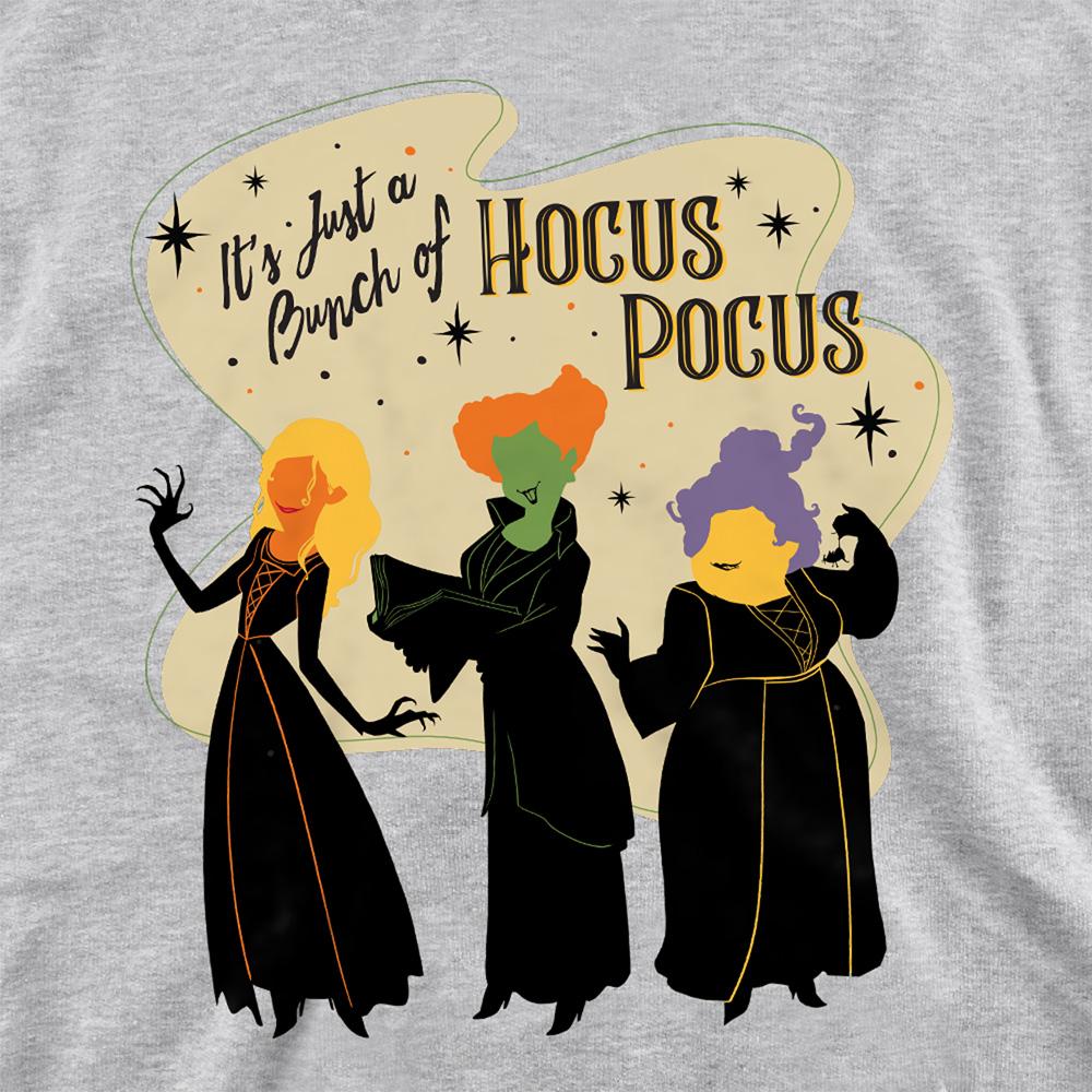 Athletic Heather - Side - Hocus Pocus Childrens-Kids Just A Bunch Of Hocus Pocus Sanderson Sisters Heather Hoodie