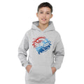 Athletic Heather - Lifestyle - Captain America Childrens-Kids Gradient Shield Heather Pull Over Hoodie
