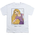 White - Front - Tangled Childrens-Kids 100th Anniversary Edition Rapunzel T-Shirt
