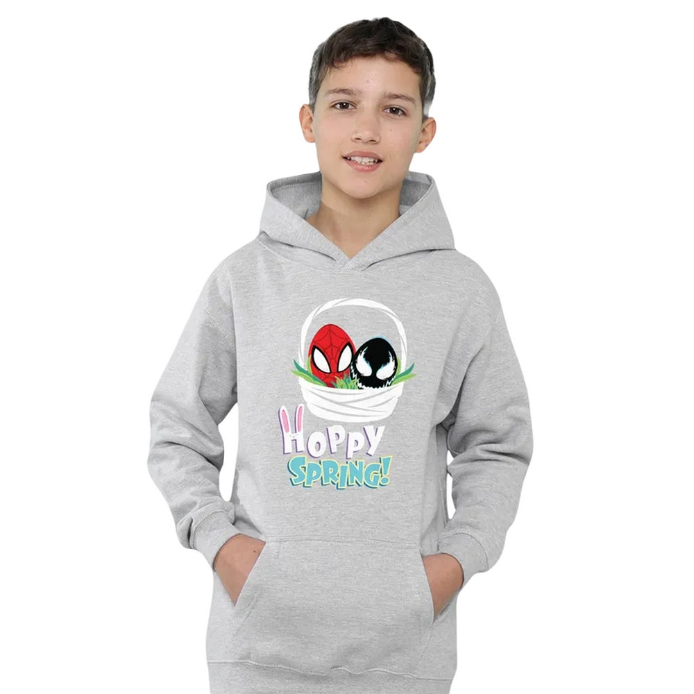 Athletic Heather - Lifestyle - Spider-Man Childrens-Kids Hoppy Spring Hoodie
