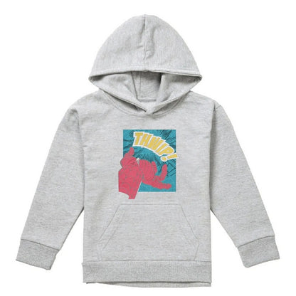 Athletic Heather - Front - Spider-Man Childrens-Kids Thwip Panel Heather Hoodie