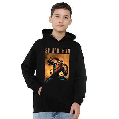 Black - Lifestyle - Spider-Man Childrens-Kids Creeping Venom Hoodie
