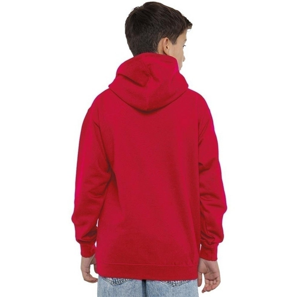 Red - Pack Shot - Spider-Man Childrens-Kids Pull Over Christmas Hoodie