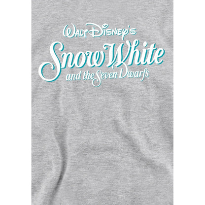Athletic Heather - Side - Snow White And The Seven Dwarfs Childrens-Kids Logo Heather Hoodie