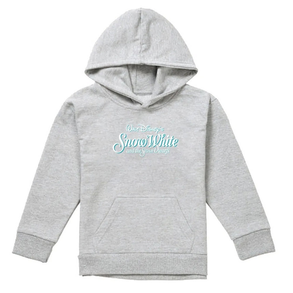 Athletic Heather - Front - Snow White And The Seven Dwarfs Childrens-Kids Logo Heather Hoodie