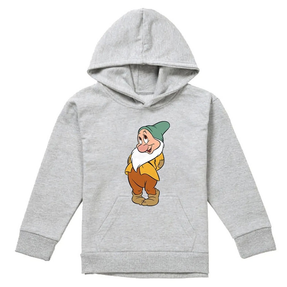 Athletic Heather - Front - Snow White And The Seven Dwarfs Childrens-Kids Happy Heather Hoodie