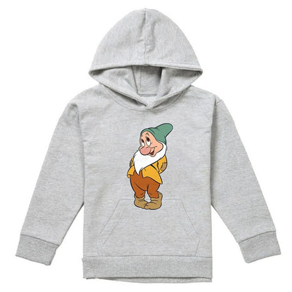 Athletic Heather - Front - Snow White And The Seven Dwarfs Childrens-Kids Flirty Bashful Heather Hoodie
