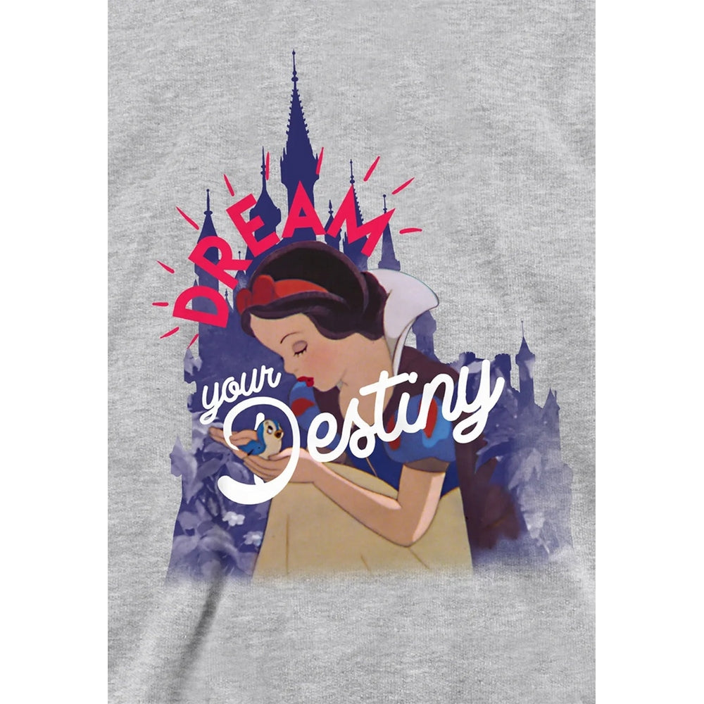 Athletic Heather - Side - Snow White Childrens-Kids Dream Your Destiny Heather Hoodie