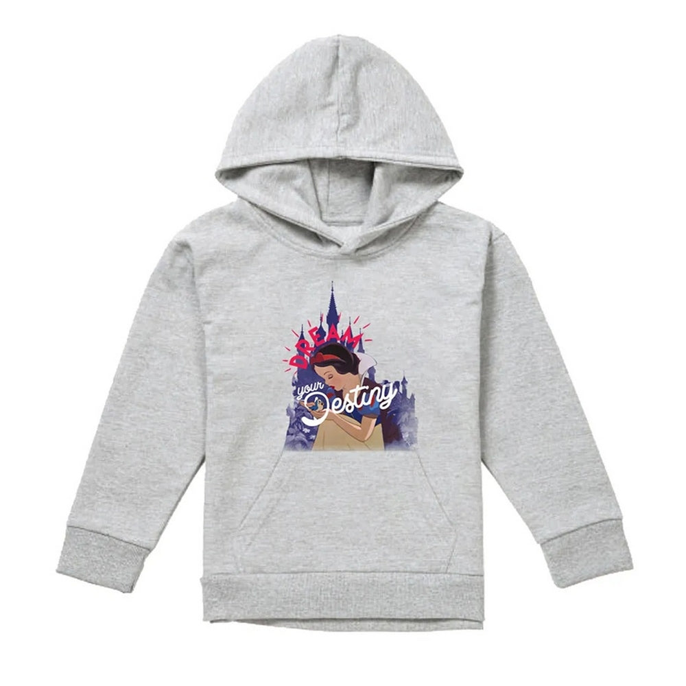 Athletic Heather - Front - Snow White Childrens-Kids Dream Your Destiny Heather Hoodie