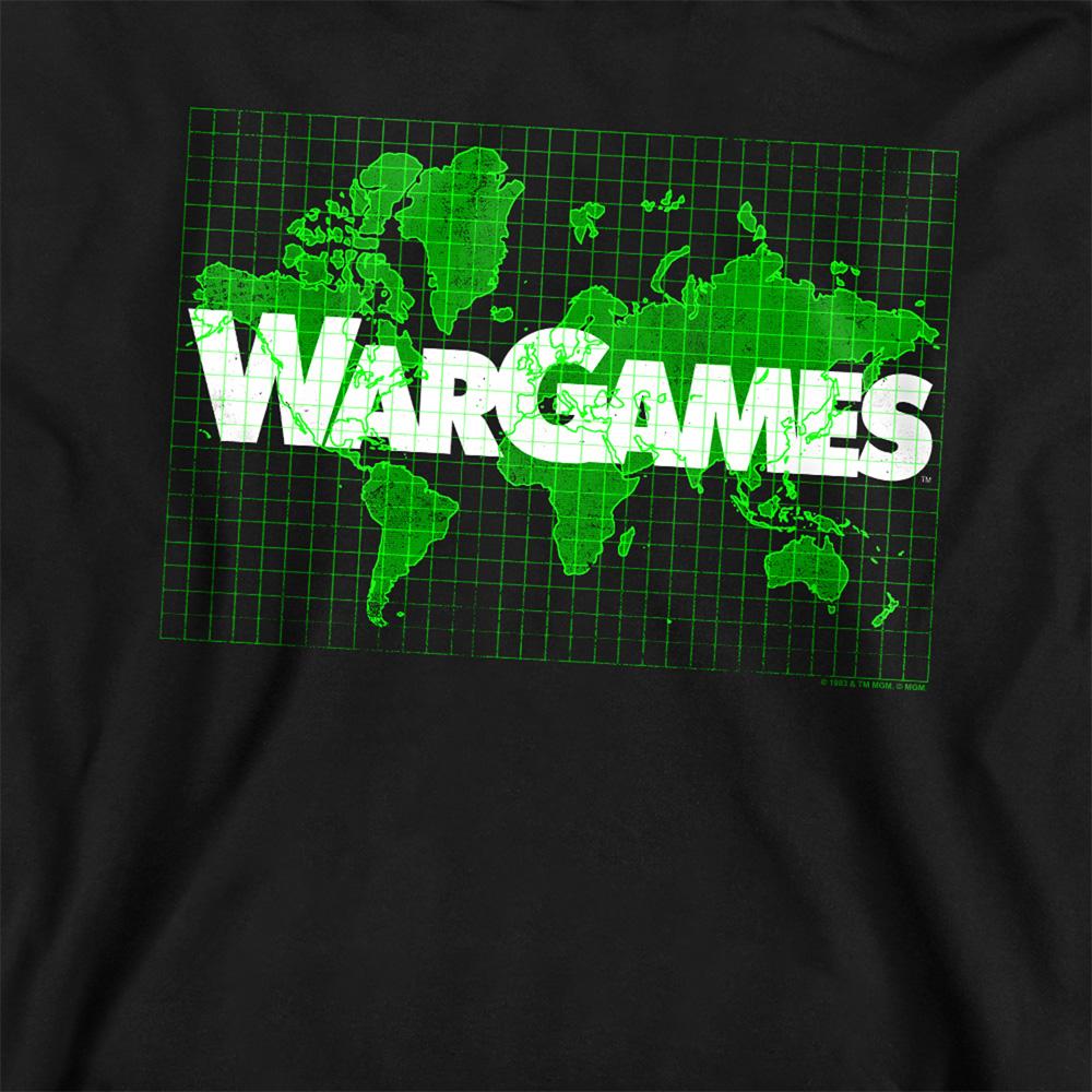Black - Side - WarGames Unisex Adult Game Board Sweatshirt