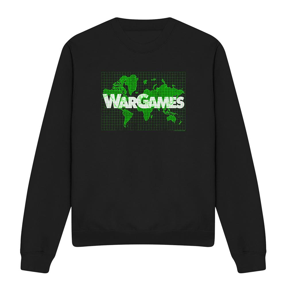 Black - Front - WarGames Unisex Adult Game Board Sweatshirt