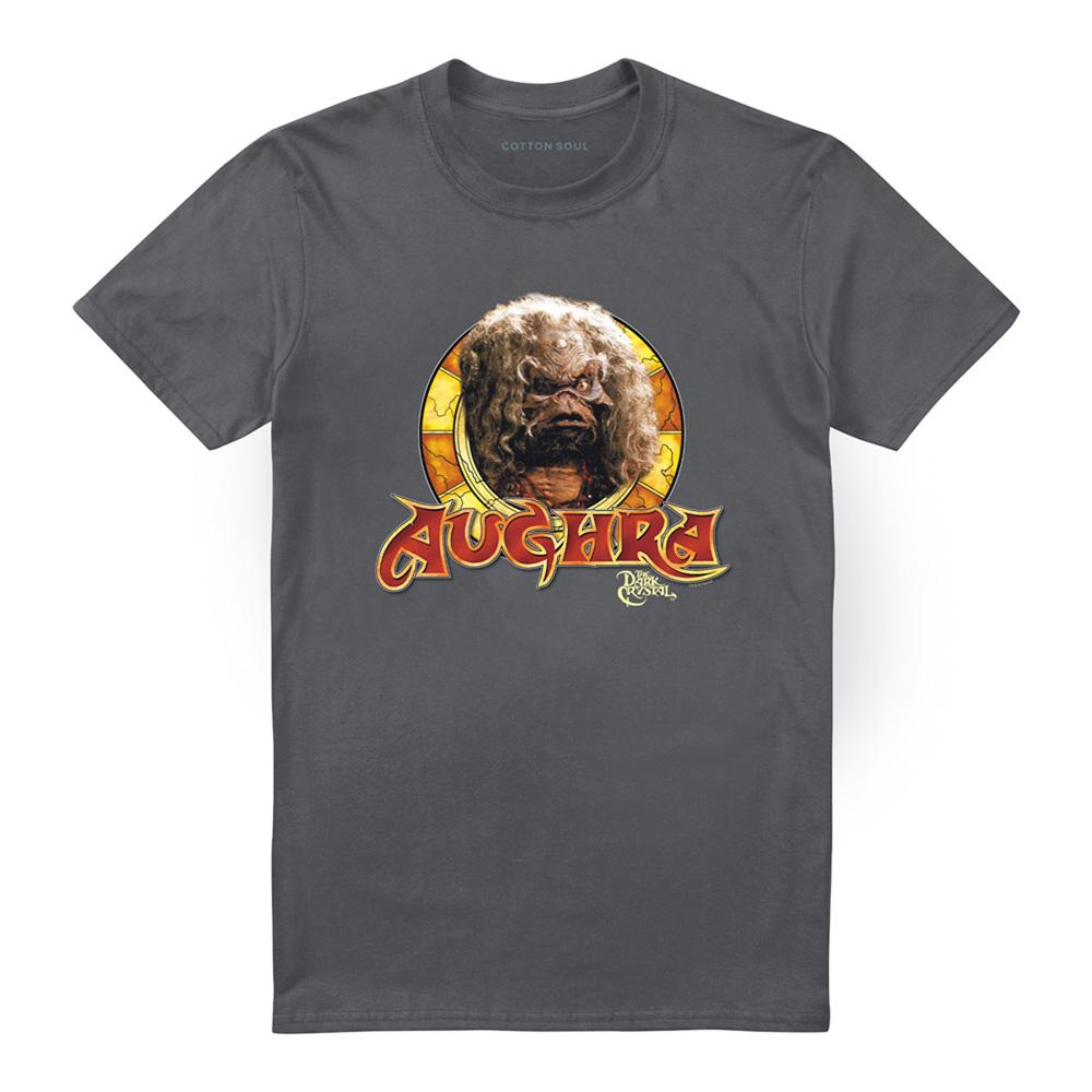 Charcoal - Front - Dark Crystal Unisex Adult Aughra Circle T-Shirt