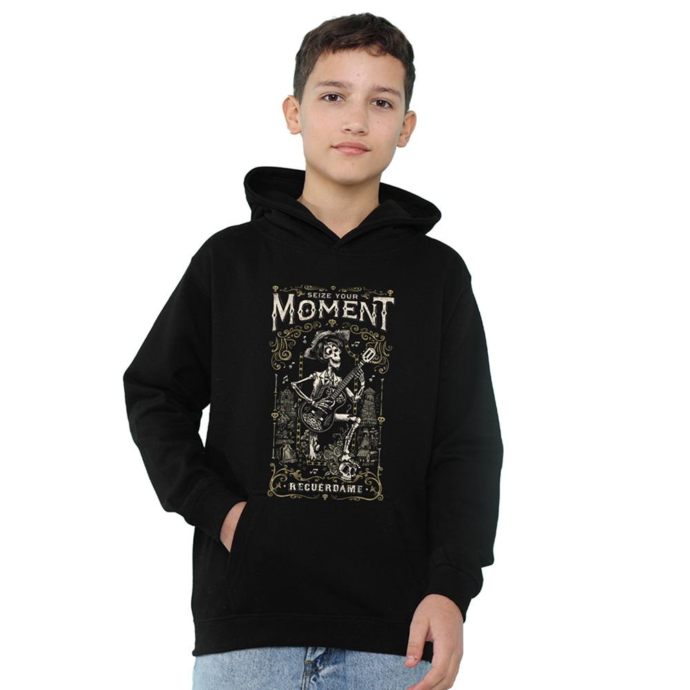 Athletic Heather - Front - Coco Childrens-Kids Seize Your Moment Recuerdame Hector Heather Hoodie