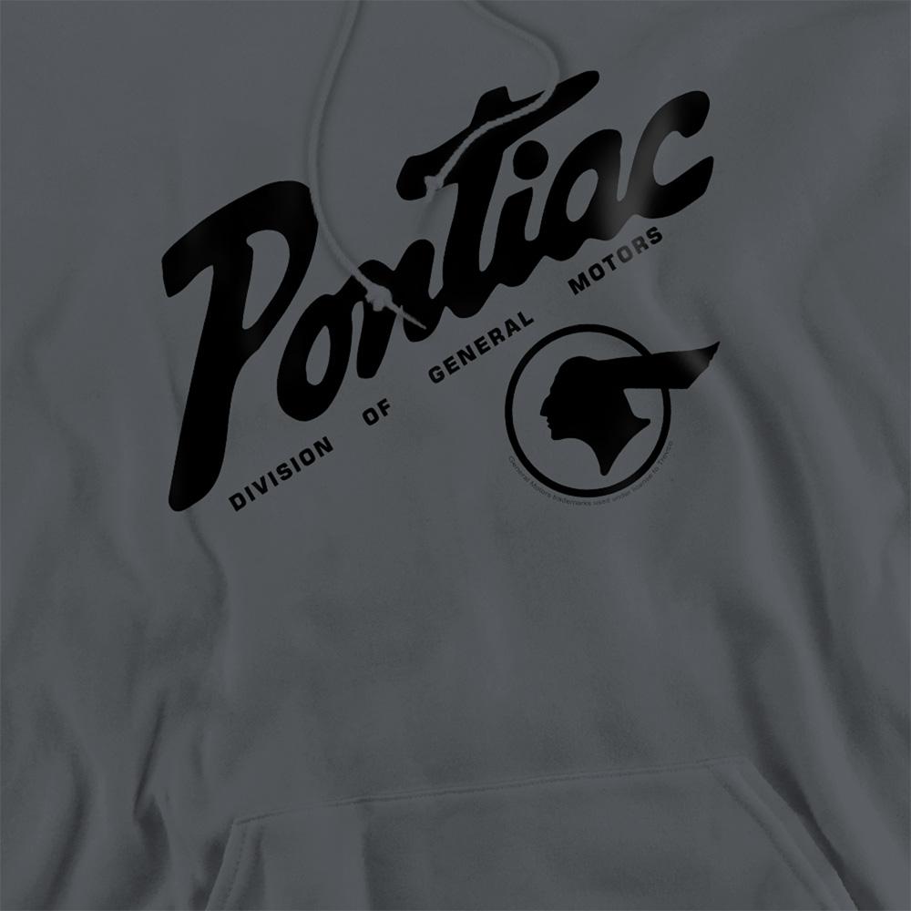Charcoal - Side - Pontiac Unisex Adult Division Hoodie