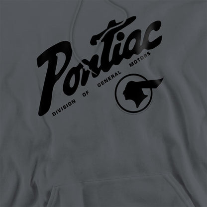 Charcoal - Side - Pontiac Unisex Adult Division Hoodie