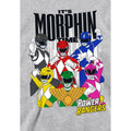 Athletic Heather - Side - Power Rangers Childrens-Kids It's Morphin Time Heather Pullover Hoodie