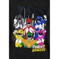 Black - Side - Power Rangers Childrens-Kids It's Morphin Time Heather Pullover Hoodie