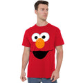 Red - Lifestyle - Sesame Street Unisex Adult Elmo Sketch T-Shirt