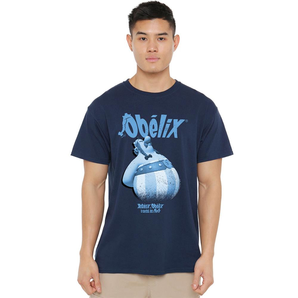 Navy - Lifestyle - Asterix Unisex Adult Grump T-Shirt
